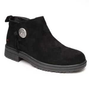 MINNETONKA Joyelle Bootie (Women) black leather suede